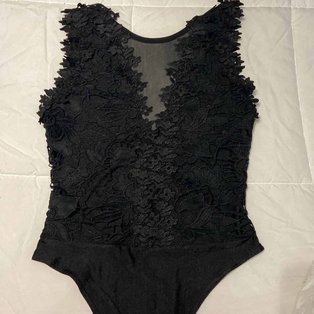 Black lace Bodysuit